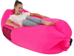 Scaun gonflabil LEBAG, roz