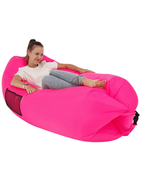 Scaun gonflabil LEBAG, roz